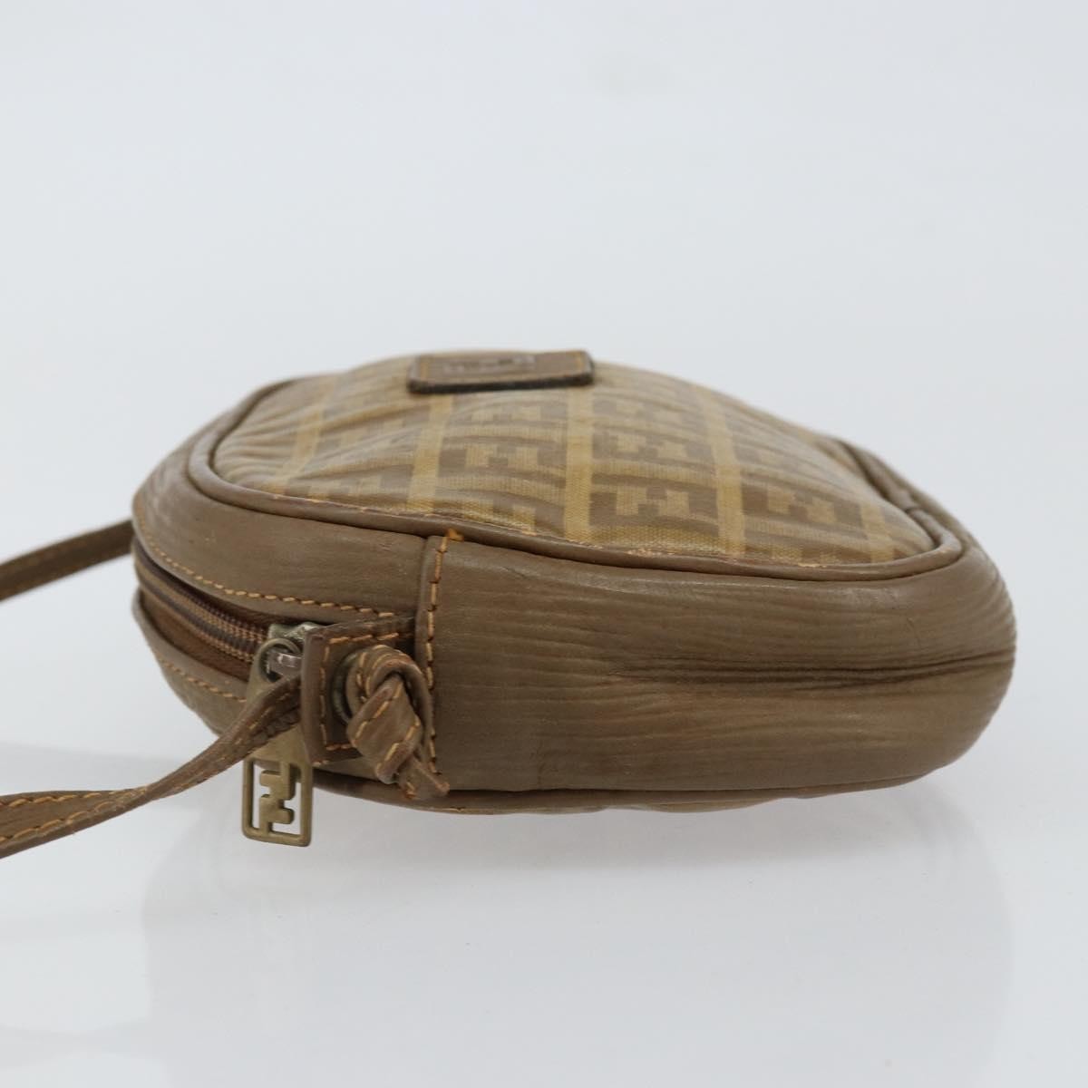 Fendi Zucchino Canvas, BEIGE, CANVAS, Shoulder bag