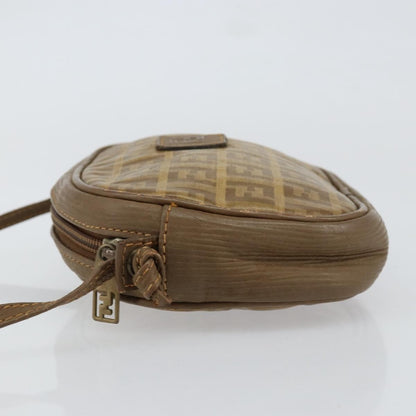 Fendi Zucchino Canvas, BEIGE, CANVAS, Shoulder bag