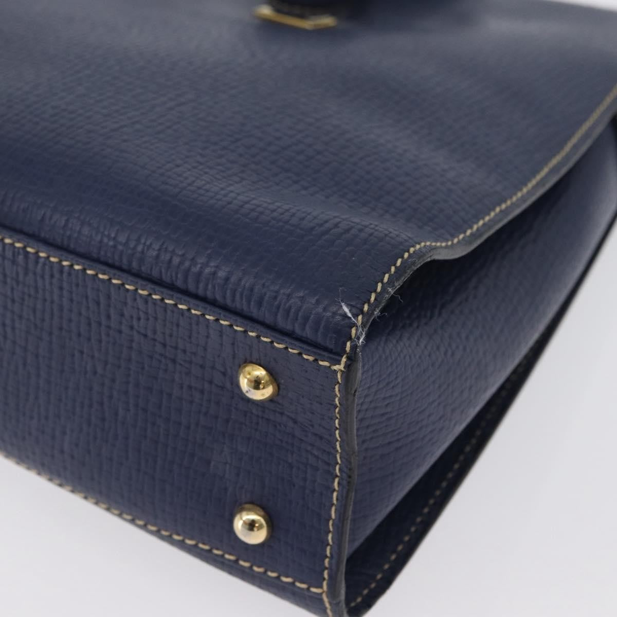 Loewe Vintage Shoulder Bag Leather, NAVY, LEATHER, Shoulder bag