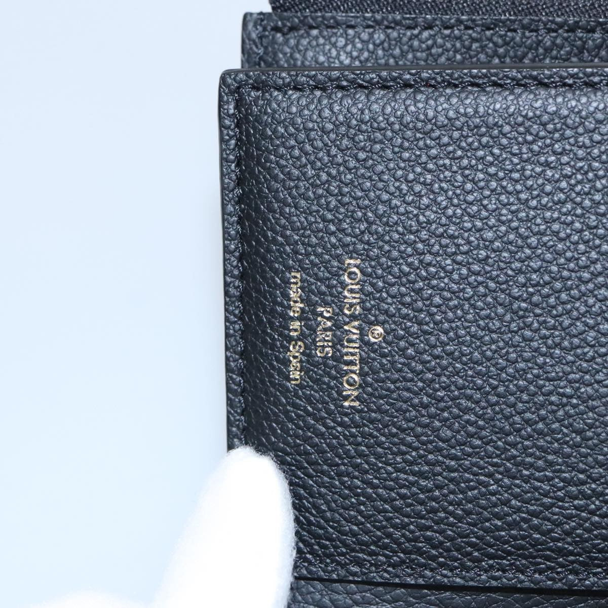 Louis Vuitton Ariane Wallet Monogram Empreinte Leather, BLACK, LEATHER, Wallets