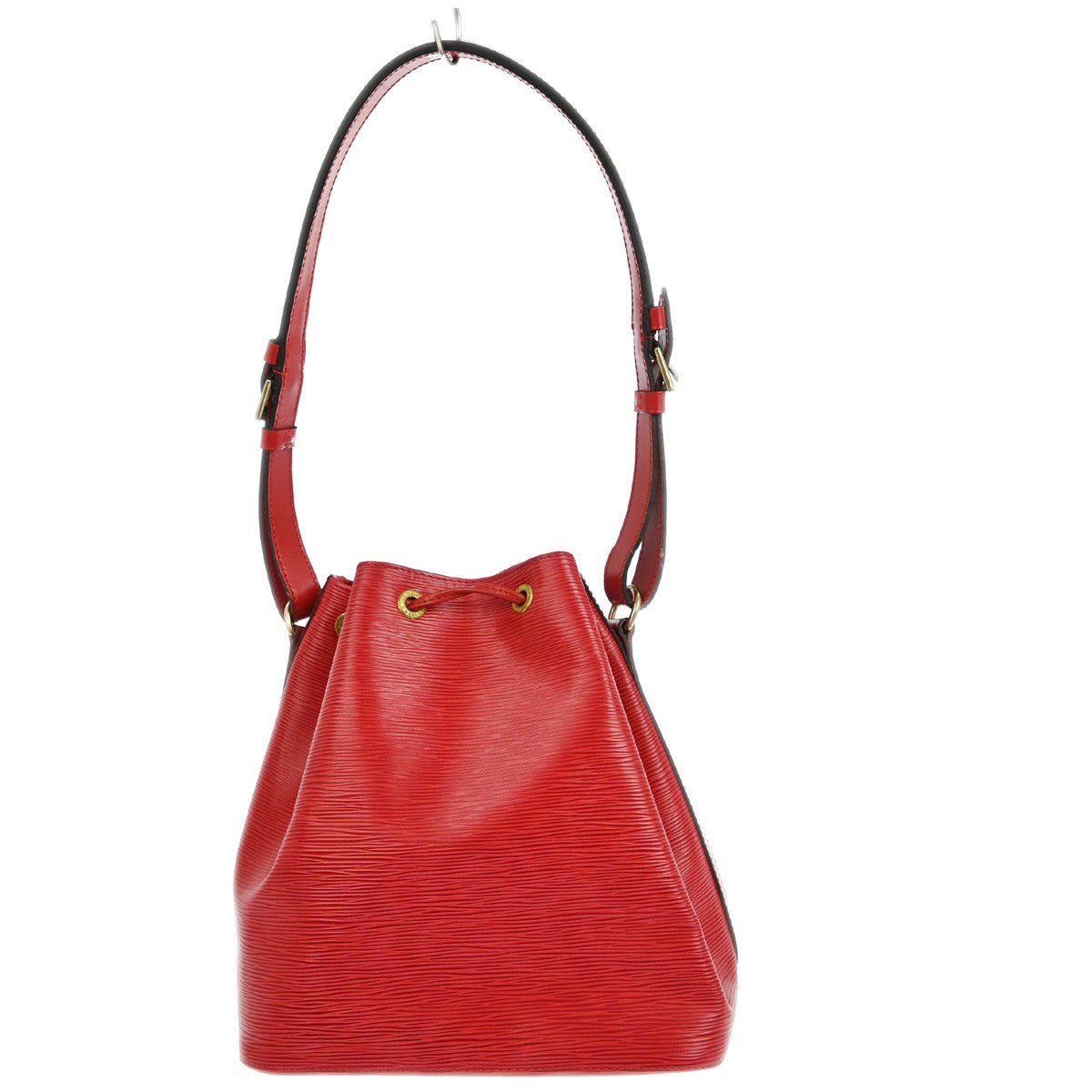Louis Vuitton Noe Handbag Epi Leather, Red, Leather, Shoulder Bag