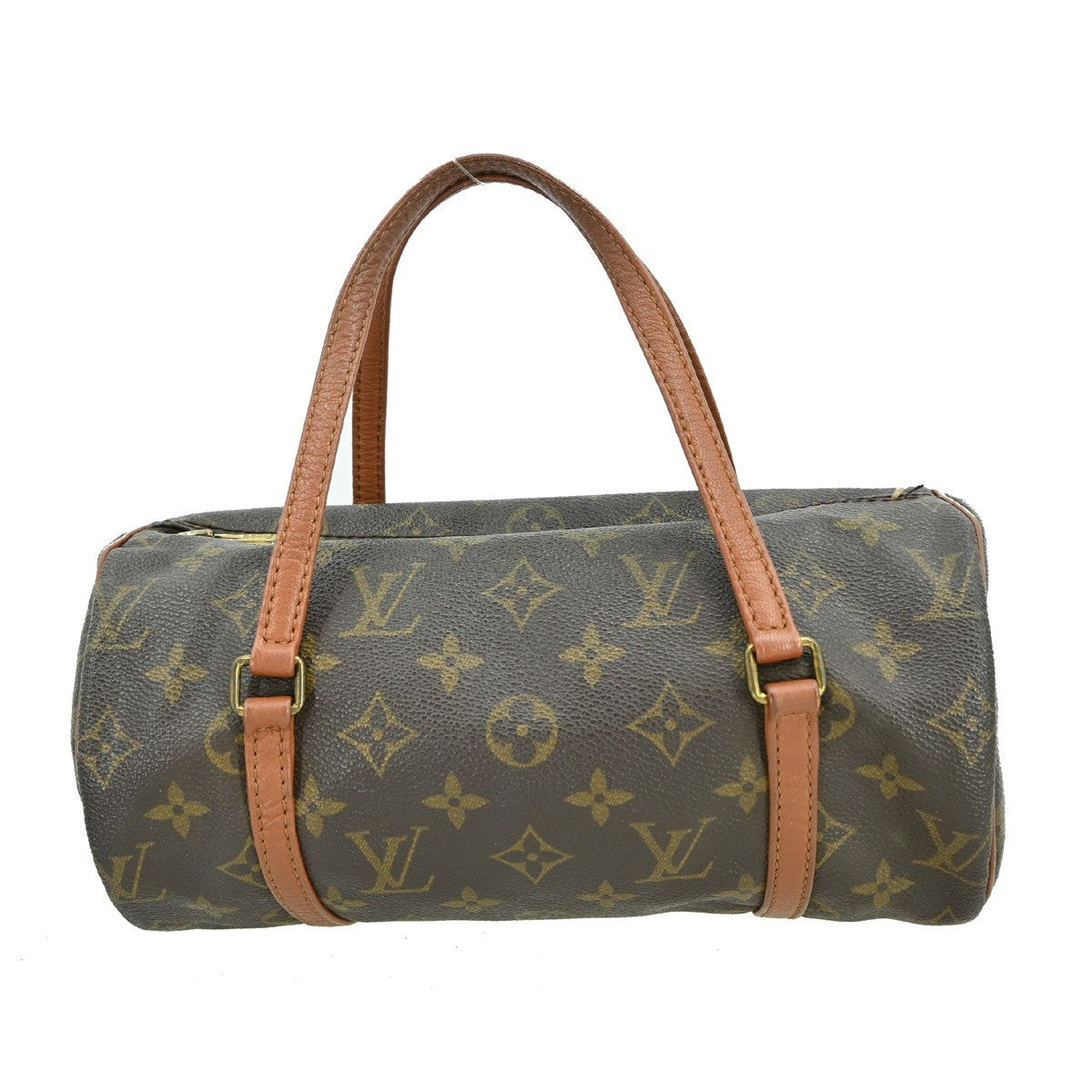 Louis Vuitton Papillon Handbag Monogram Canvas, BROWN, CANVAS, Handbag