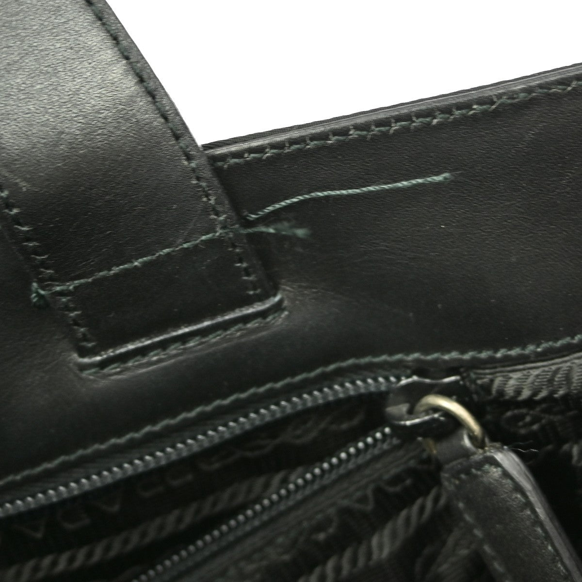 Prada Vintage Handbag Tessuto, BLACK, NYLON, Handbag
