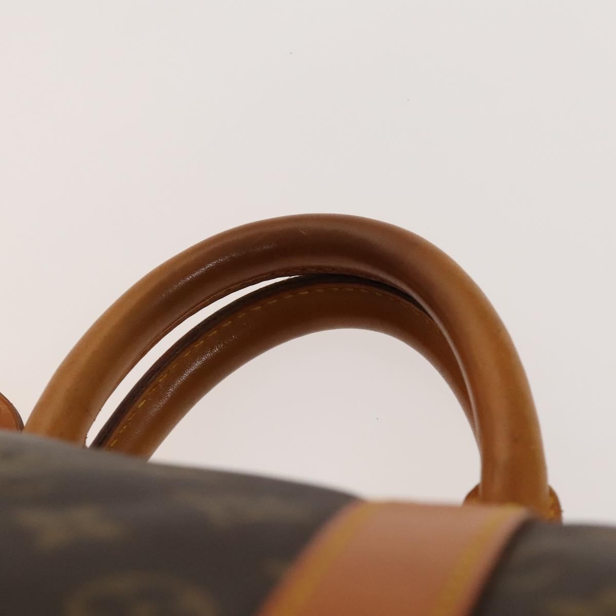 Louis Vuitton Keepall Bag Monogram Canvas, BROWN, CANVAS, Travel bag