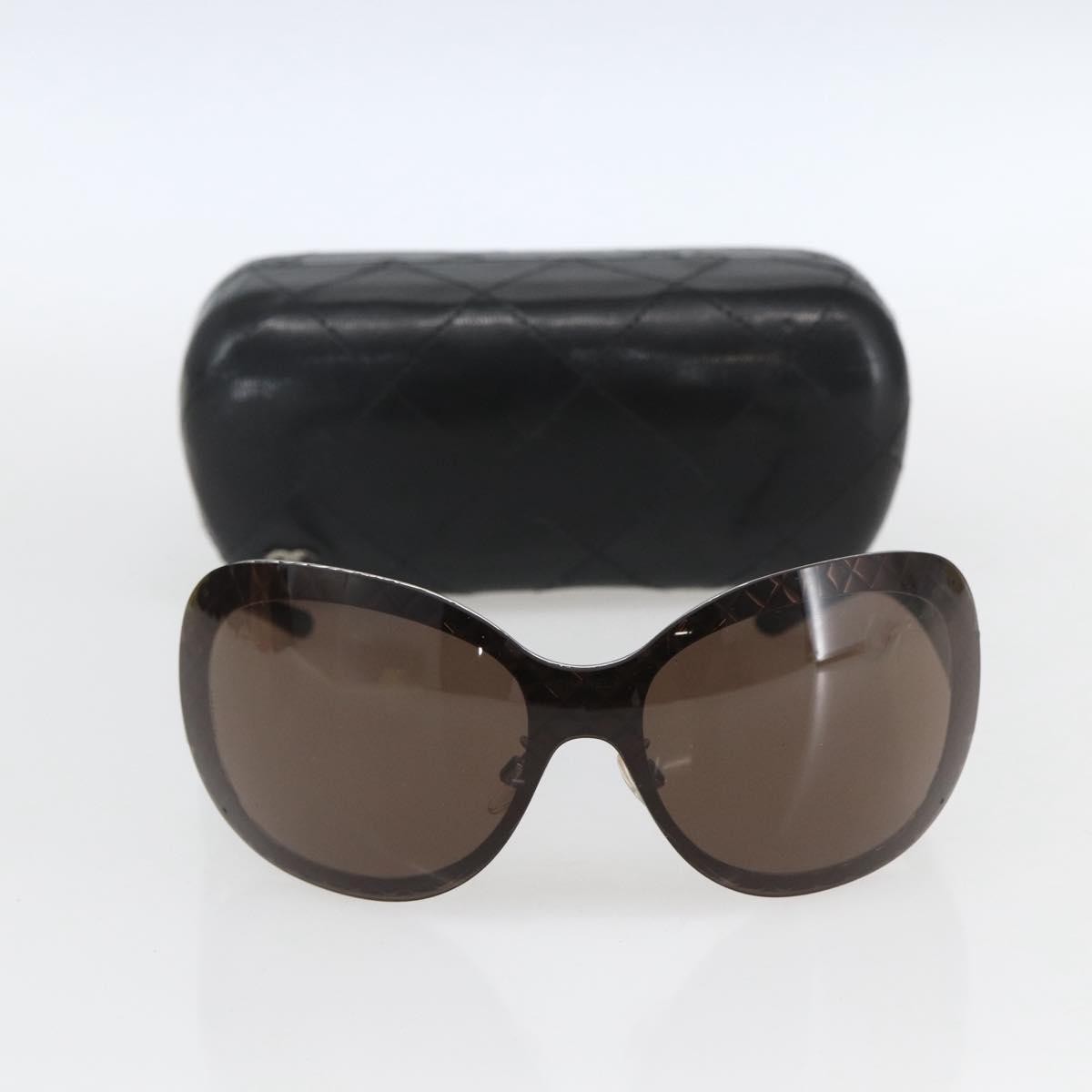 Chanel Logo CC Sunglasses Plastic, Brown, Plastic, Sunglasses