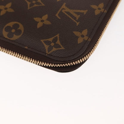 Louis Vuitton 5 Tie Case Monogram Canvas, BROWN, CANVAS, Clutche & pouche