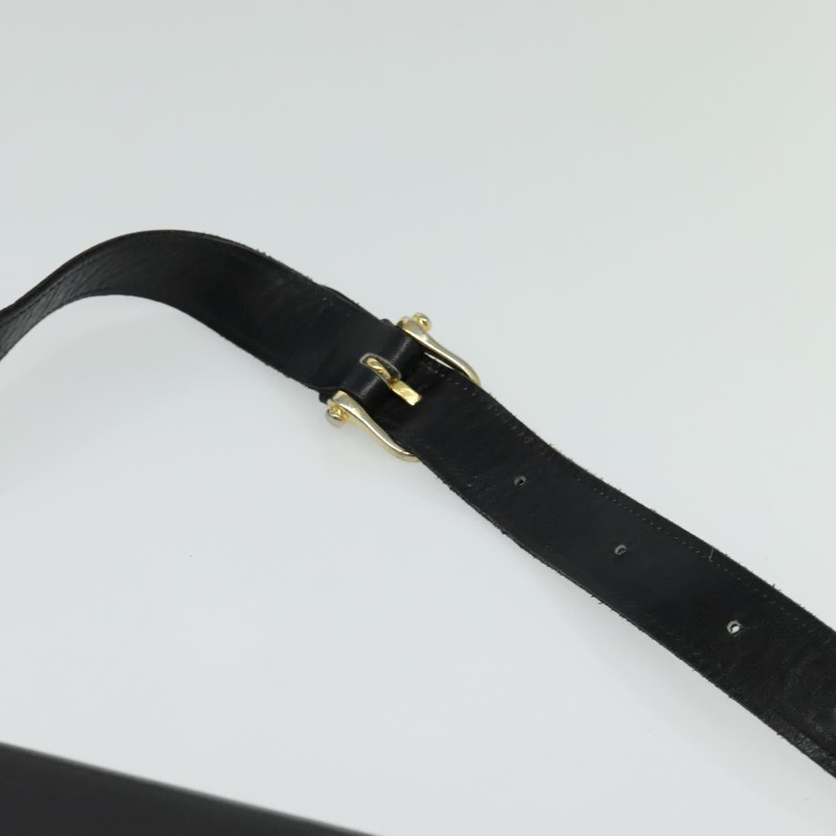 Celine Horse Carriage Shoulder bag Leather, BLACK, LEATHER, Shoulder bag