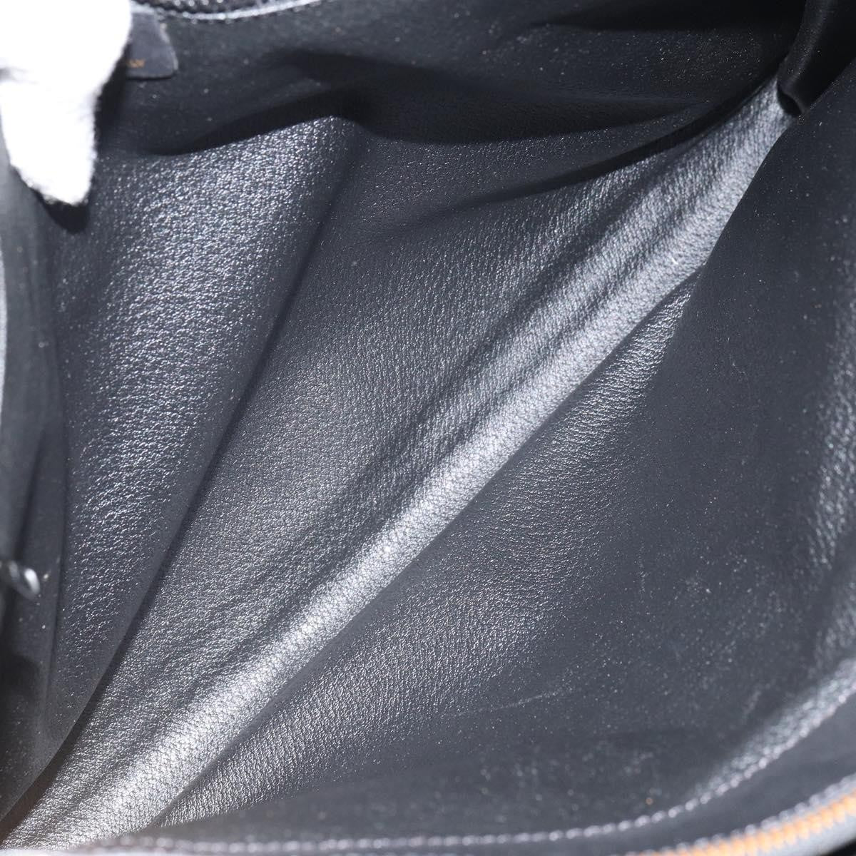 Celine Clutch Bag Leather, BLACK, LEATHER, Clutche & pouche