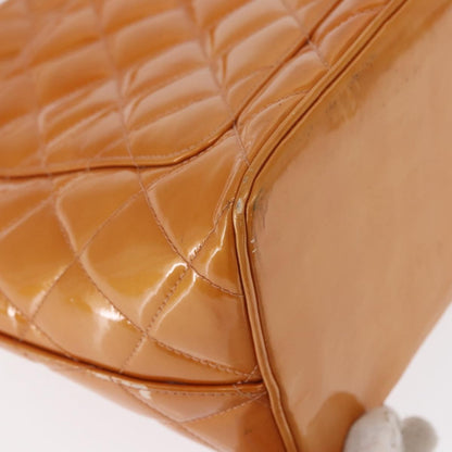 Chanel Medallion Tote Quilted Patent, BEIGE, PATENT_LEATHER, Tote bag