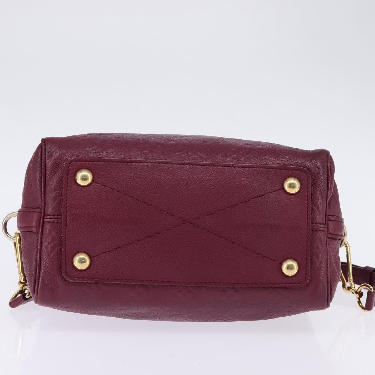 Louis Vuitton Speedy Bandouliere Bag Monogram Empreinte Leather, PURPLE, LEATHER, Handbag