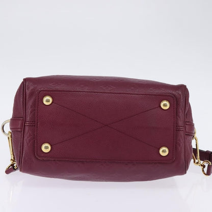 Louis Vuitton Speedy Bandouliere Bag Monogram Empreinte Leather, PURPLE, LEATHER, Handbag