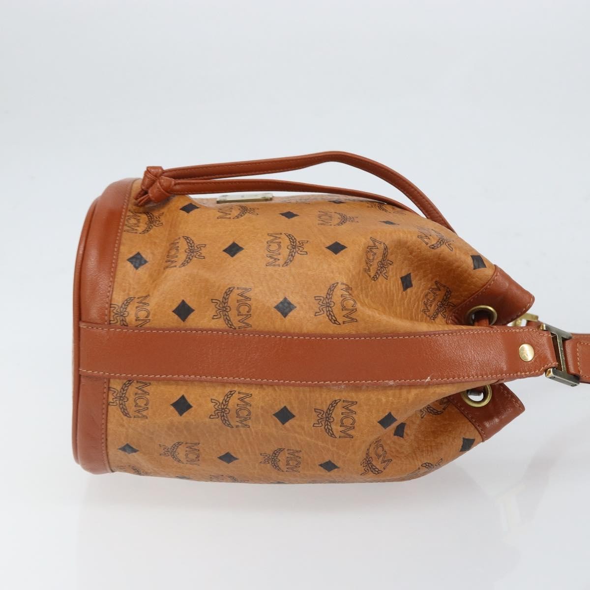 MCM Visetos Shoulder bag PVC, Brown, PVC, Shoulder Bag