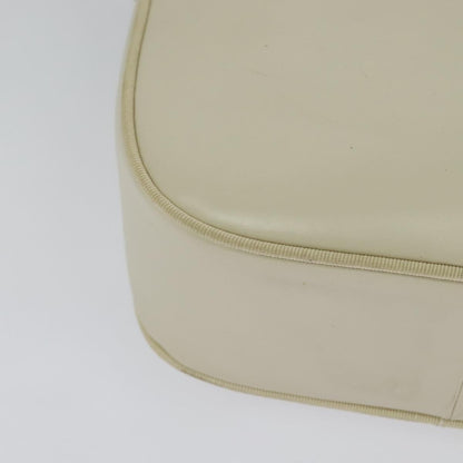 Salvatore Ferragamo Vala Shoulder Bag Leather, WHITE, LEATHER, Shoulder bag