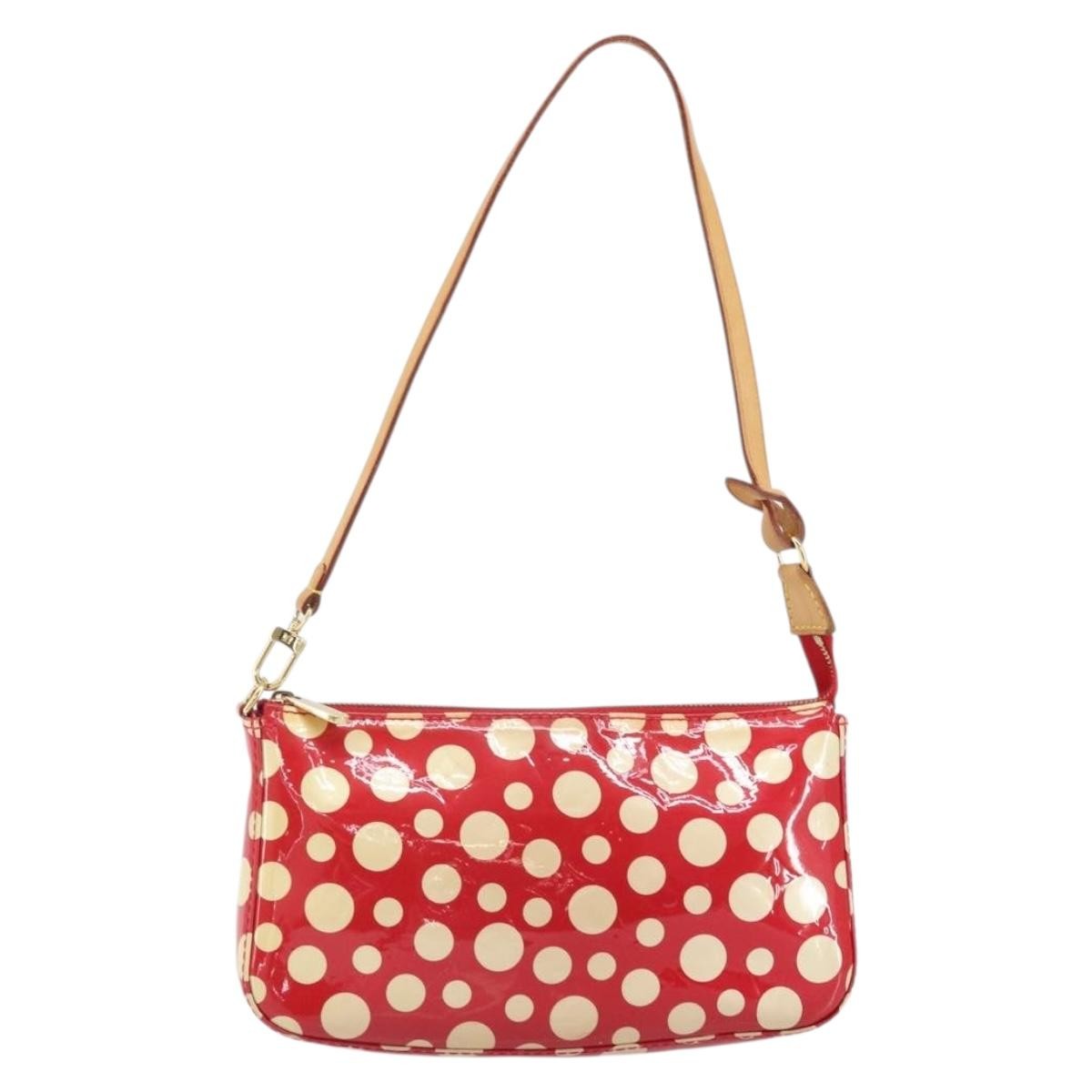 Louis Vuitton Yayoi Kusama Pochette Accessoires Patent Leather, RED, PATENT_LEATHER, Clutche & pouche