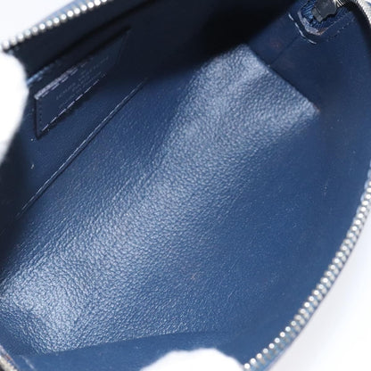 Louis Vuitton Cosmetic Pouch Epi Leather, BLUE, LEATHER, Toiletry Case