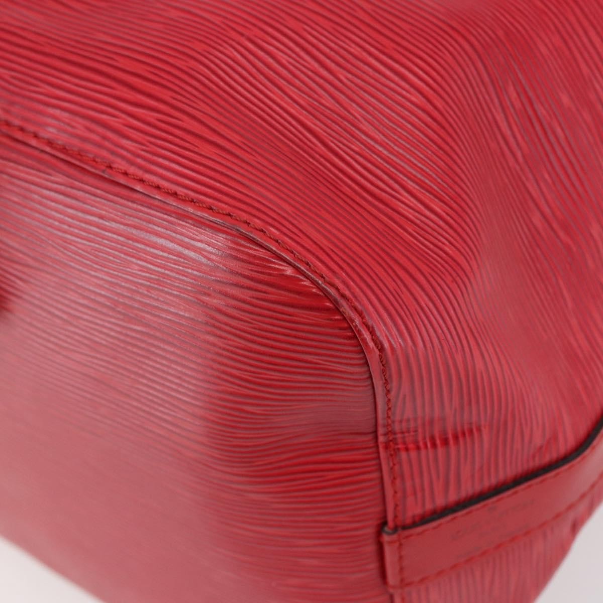 Louis Vuitton Petit Noe Handbag Epi Leather, RED, LEATHER, Handbag