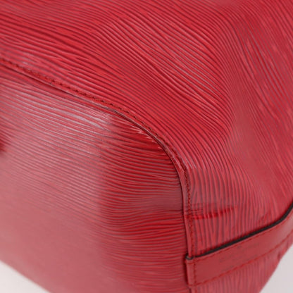 Louis Vuitton Petit Noe Handbag Epi Leather, RED, LEATHER, Handbag