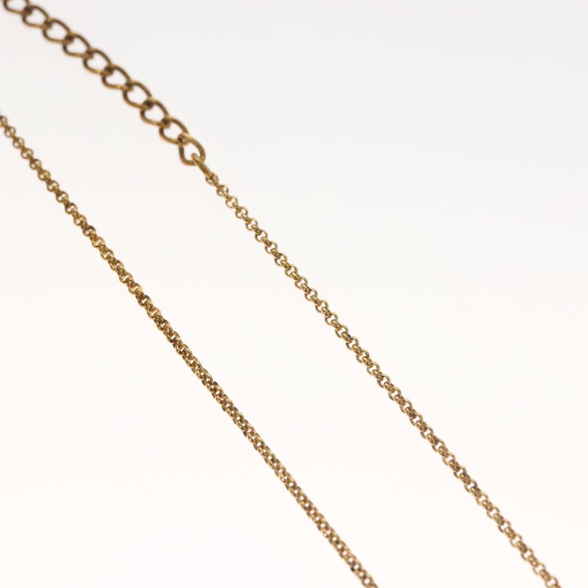 Christian Dior CD Pendant Necklace Gold-plated, GOLD, METAL, Necklace