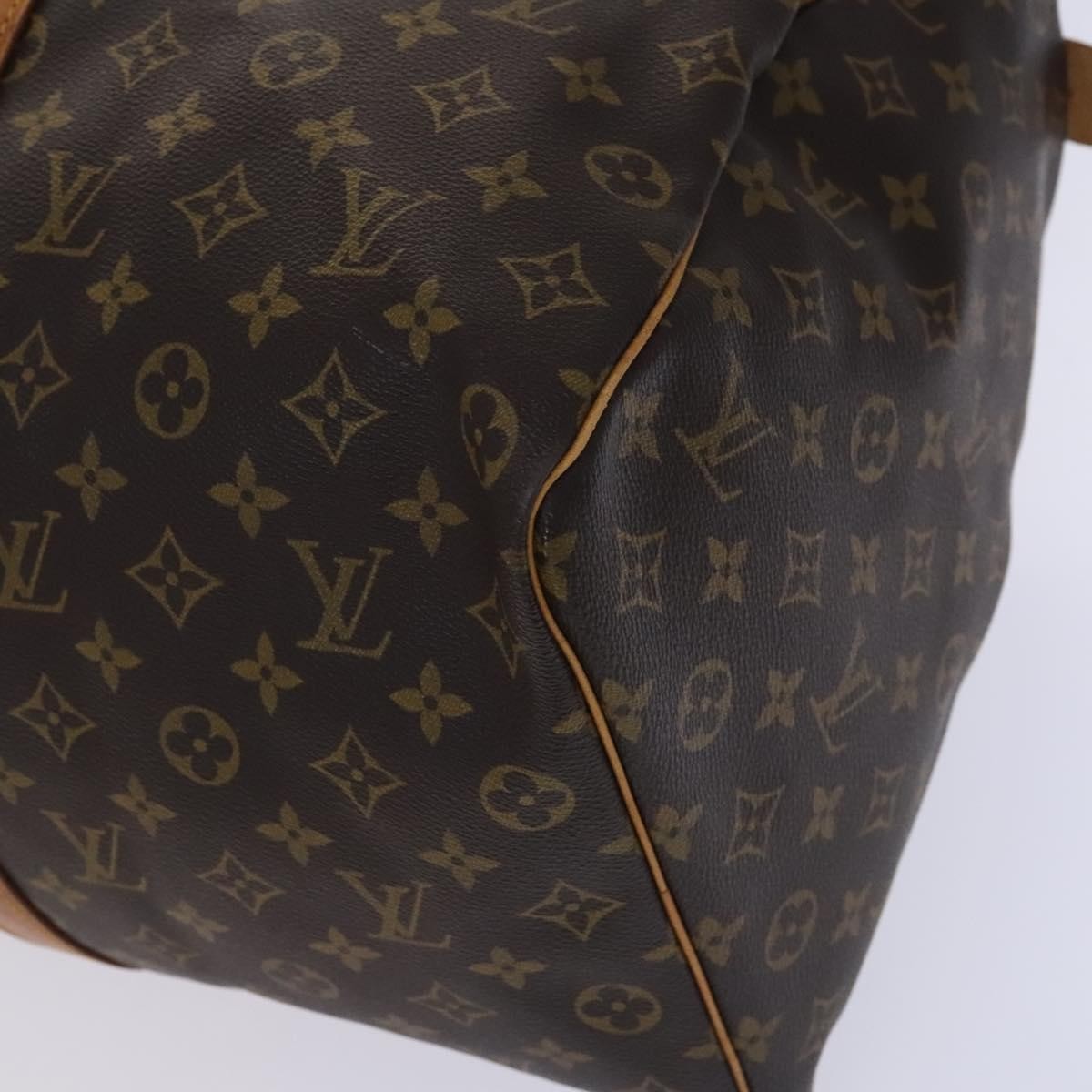 Louis Vuitton Keepall Bag Monogram Canvas, BROWN, CANVAS, Travel bag