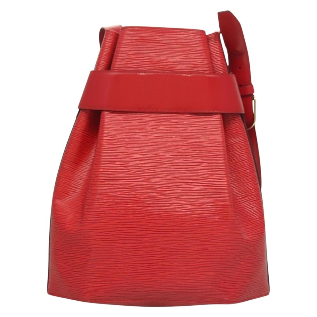 Louis Vuitton Vintage Sac d'Epaule Handbag Epi Leather, RED, LEATHER, Handbag
