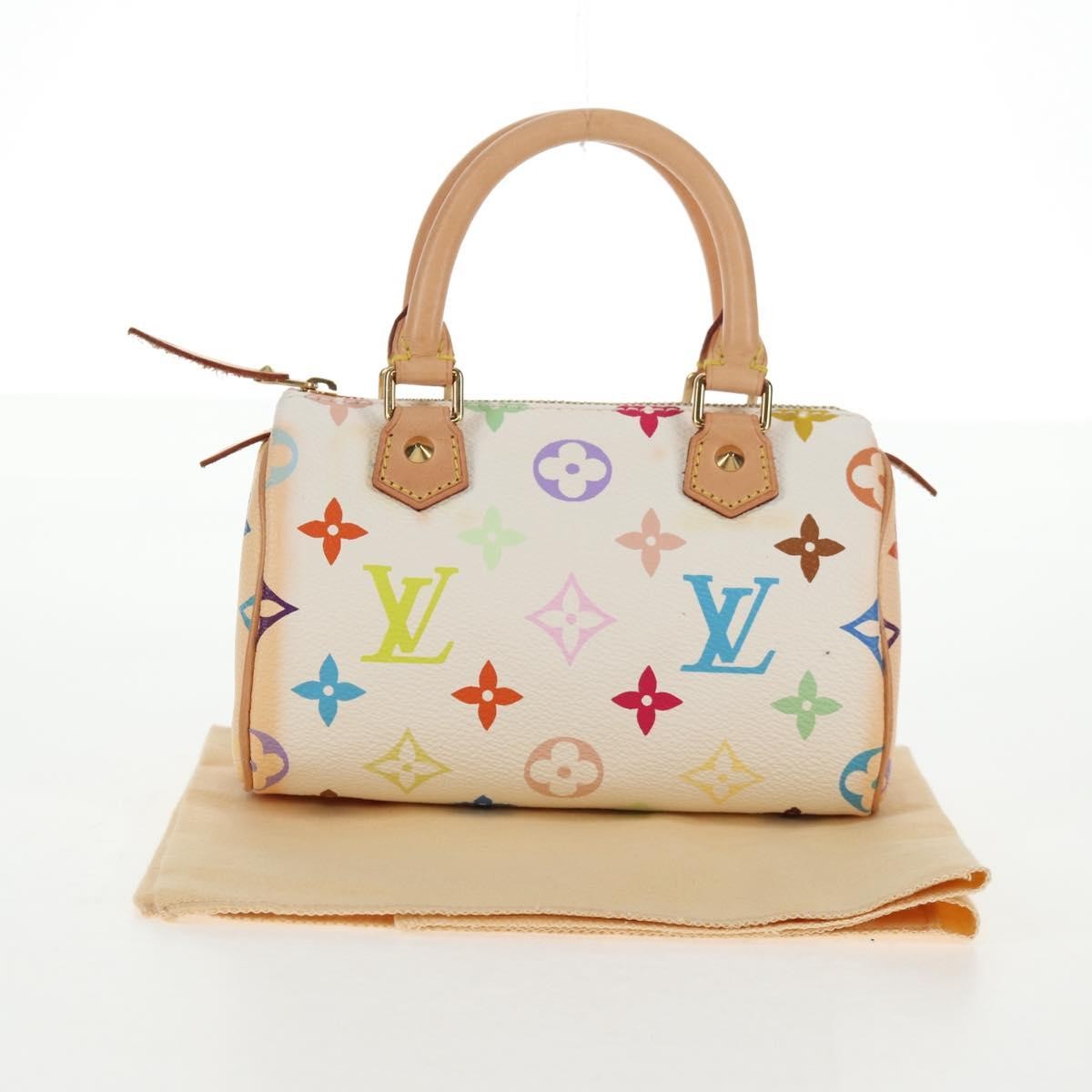 Louis Vuitton Speedy Mini HL Handbag Monogram Multicolor, MULTICOLOUR, CANVAS, Handbag