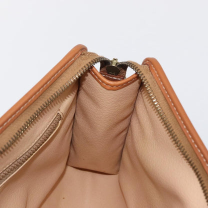 Celine Macadam Pochette Canvas and Leather, BEIGE, CANVAS, Clutche & pouche