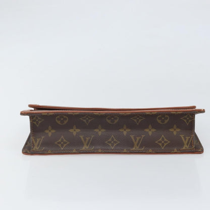 Louis Vuitton Dame Pochette Monogram Canvas, BROWN, CANVAS, Clutche & pouche