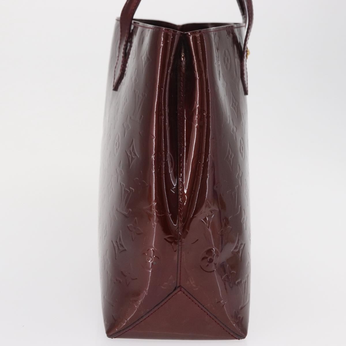 Louis Vuitton Wilshire Handbag Monogram Vernis, RED, PATENT_LEATHER, Tote bag