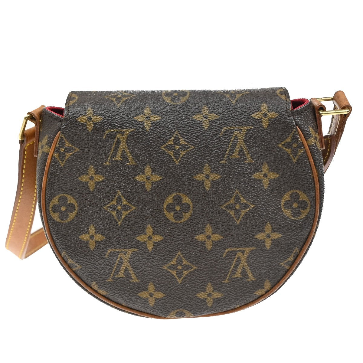 Louis Vuitton Tambourine Handbag Monogram Canvas, BROWN, CANVAS, Crossbody bag