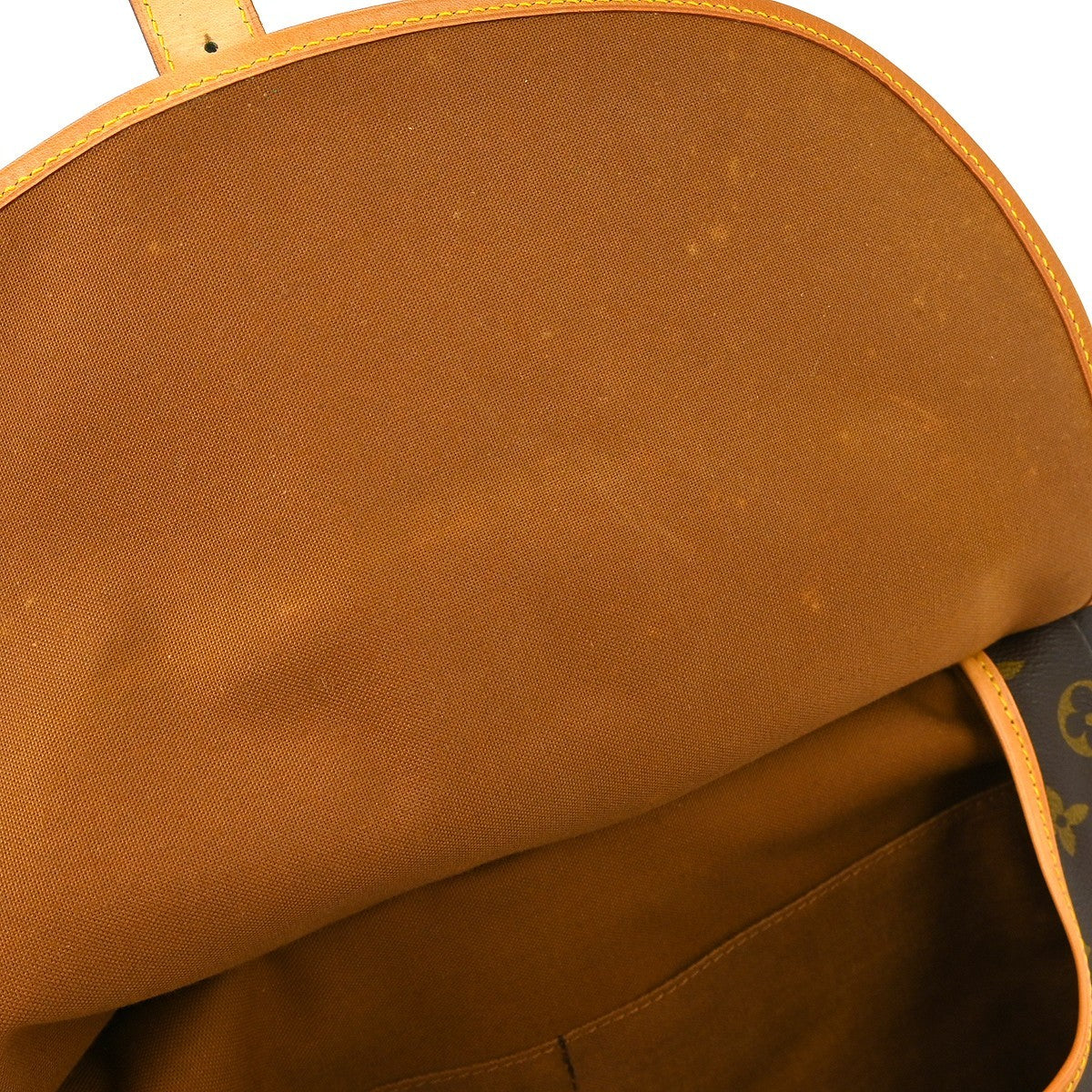 Louis Vuitton Saumur Handbag Monogram Canvas, Brown, Canvas, Shoulder Bag