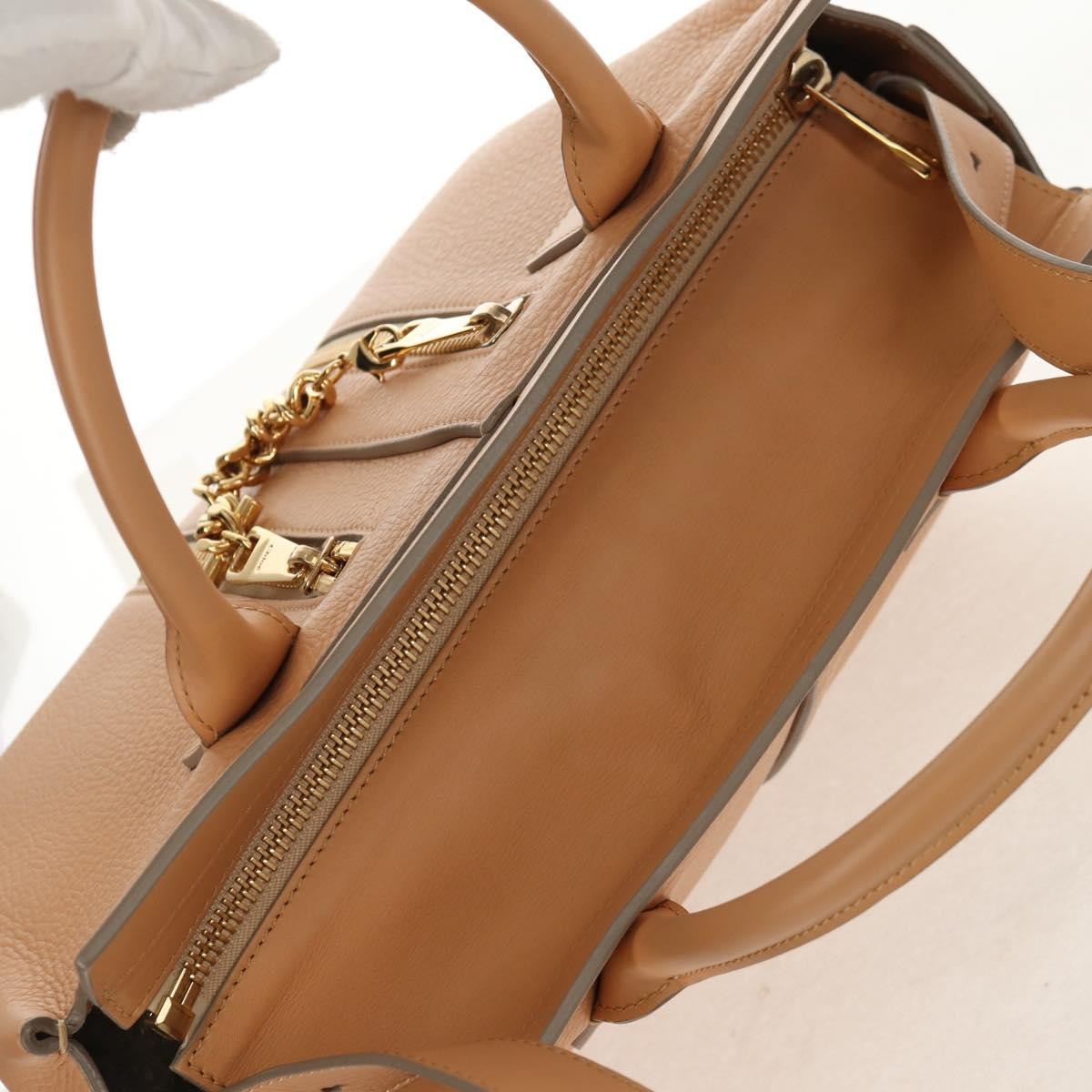 Chloe Cate Satchel Leather, Beige, Leather, Tote Bag