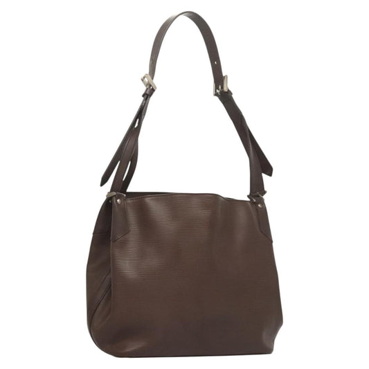 Louis Vuitton Mandara Handbag Epi Leather, BROWN, LEATHER, Shoulder bag