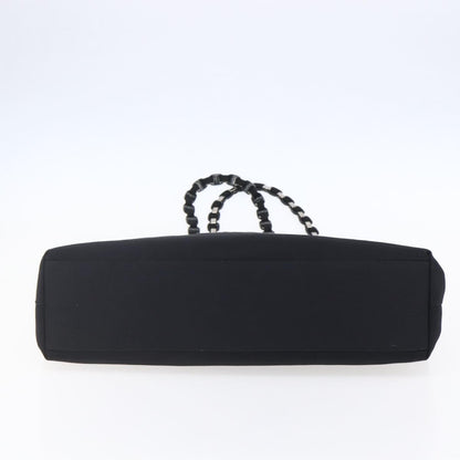 Salvatore Ferragamo Vintage Shoulder Bag Canvas, BLACK, CANVAS, Shoulder bag