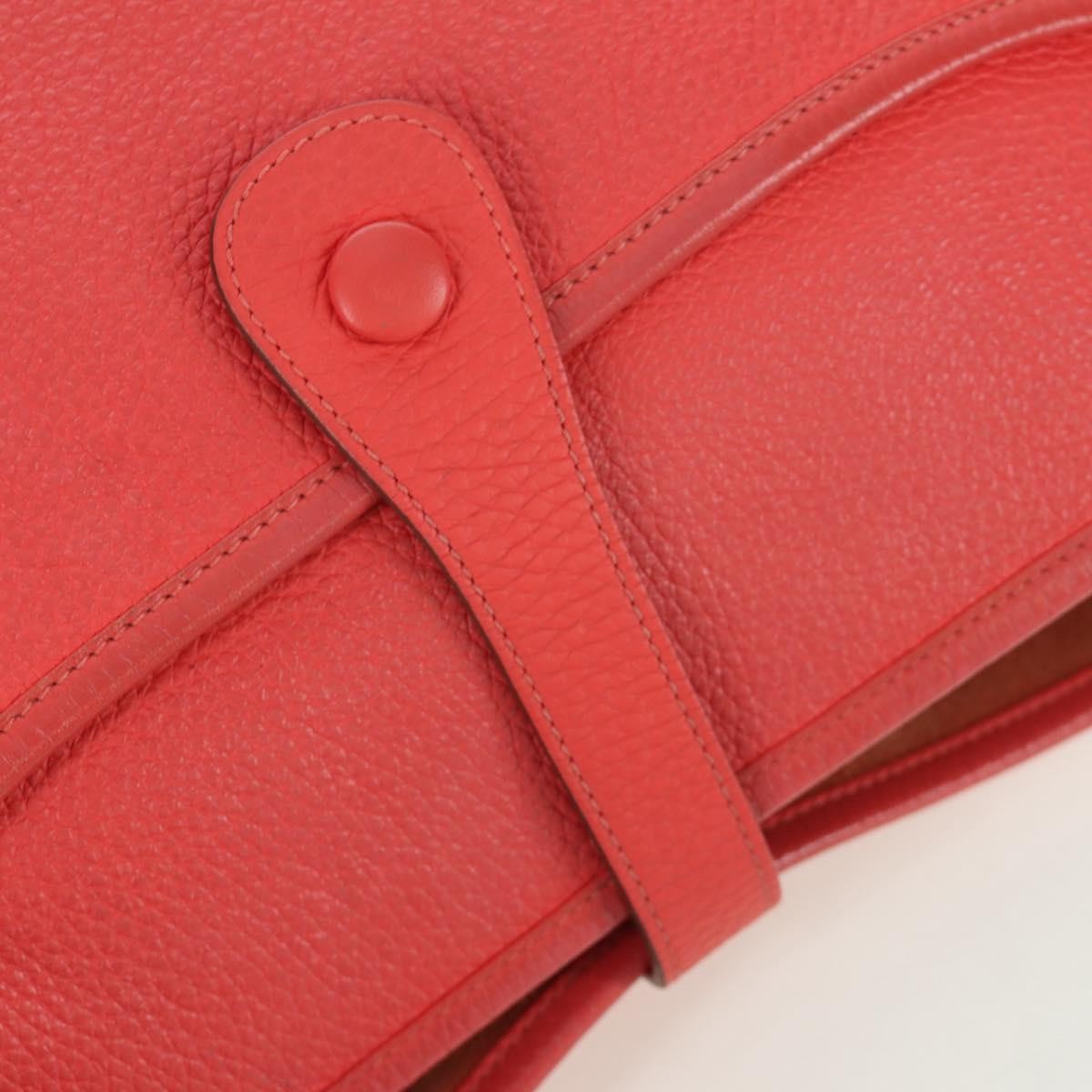 Hermes Evelyne Bag Gen III Clemence, Pink, Leather, Shoulder Bag