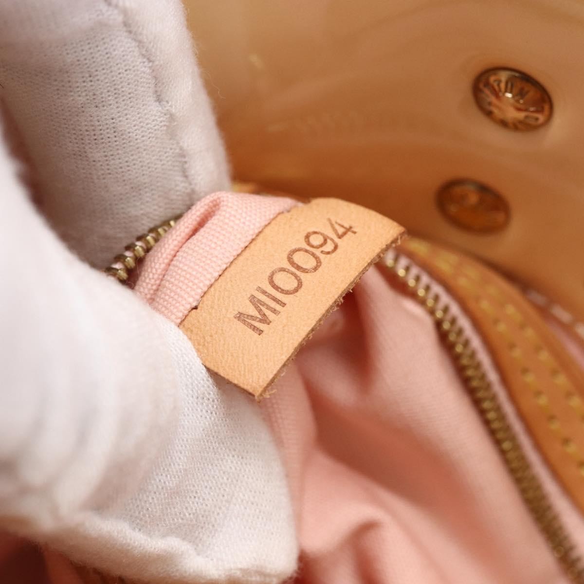 Louis Vuitton Reade Handbag Monogram Vernis, BEIGE, PATENT_LEATHER, Handbag