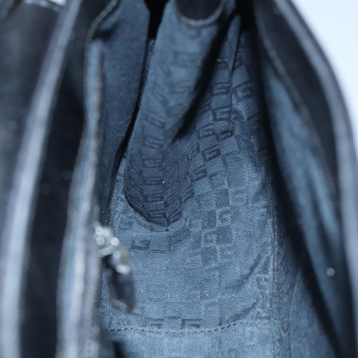 Gucci Vintage Shoulder Bag Leather, BLACK, LEATHER, Shoulder bag