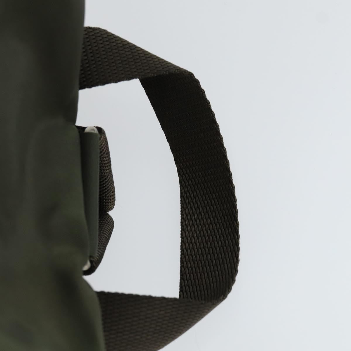 Prada Double Front Pocket Backpack Tessuto, KHAKI, NYLON, Backpack
