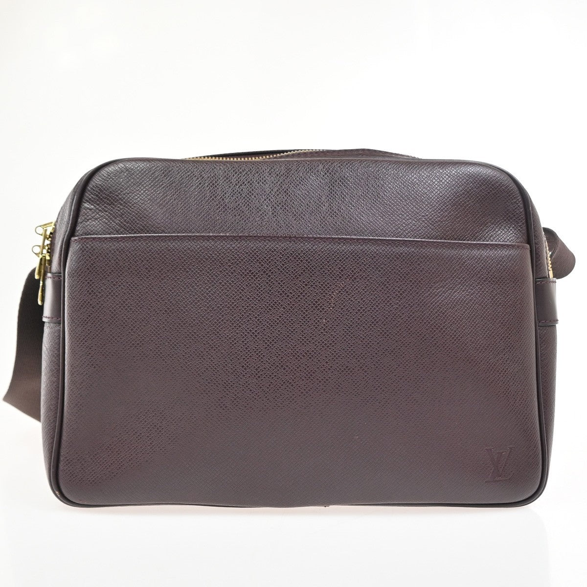 Louis Vuitton Reporter Bag Taiga Leather, Brown, Leather, Shoulder Bag
