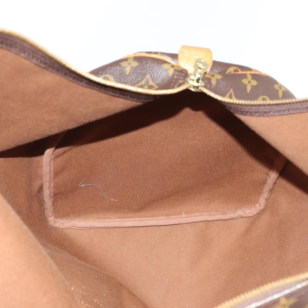 Louis Vuitton Keepall Bag Monogram Canvas, BROWN, CANVAS, Travel bag