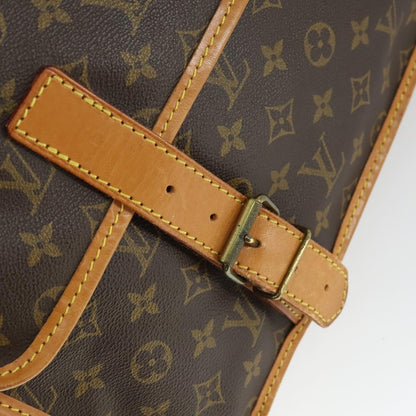 Louis Vuitton Sac Chasse Hunting Bag Monogram Canvas, BROWN, CANVAS, Travel bag