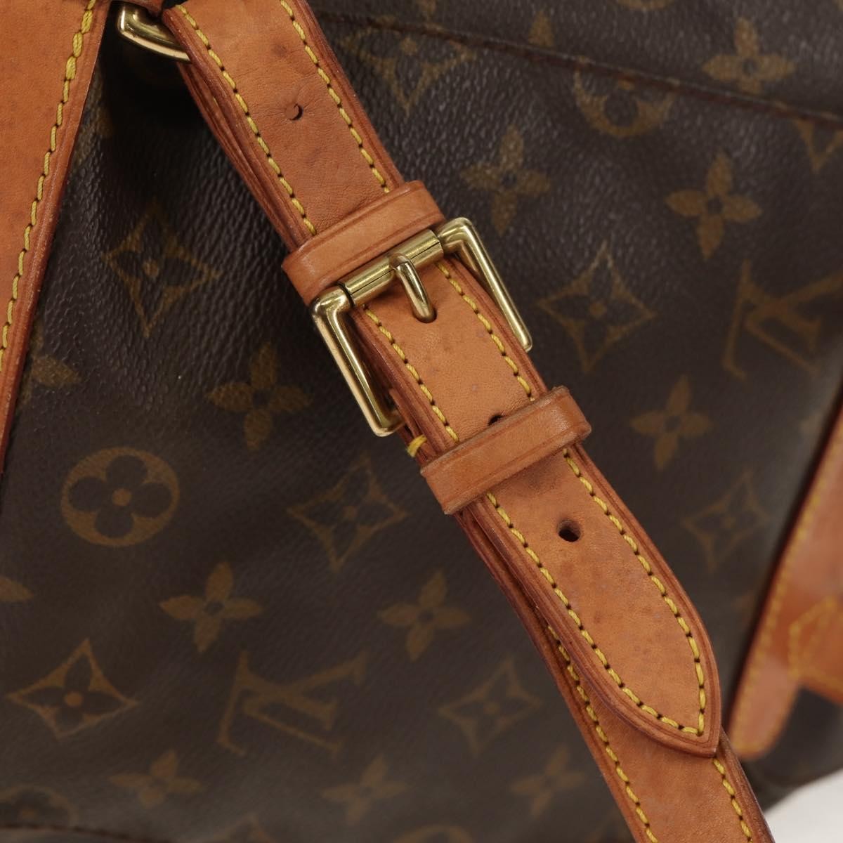 Louis Vuitton Montsouris Backpack Monogram Canvas, BROWN, CANVAS, Backpack