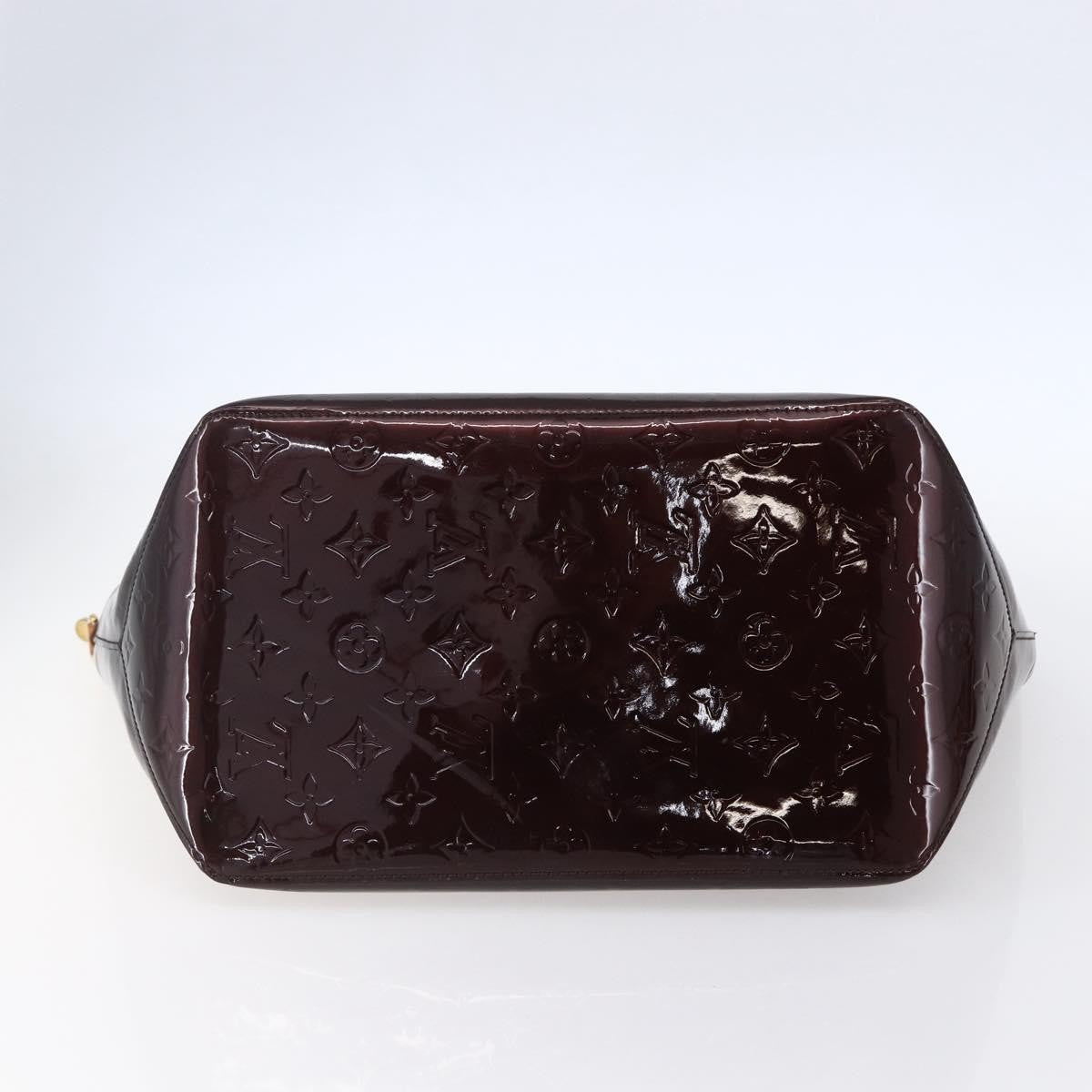 Louis Vuitton Bellevue Handbag Monogram Vernis, PURPLE, PATENT_LEATHER, Tote bag