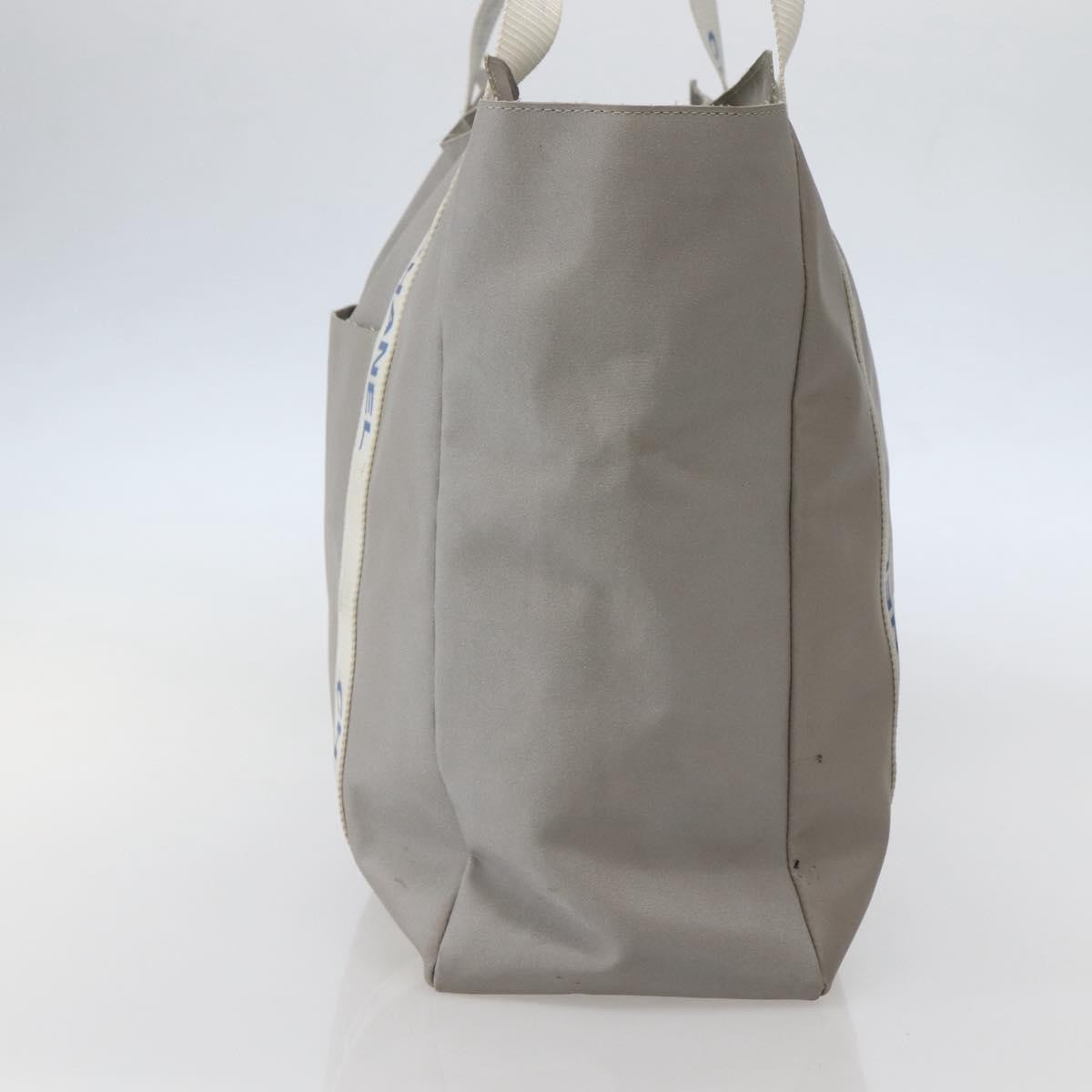 Chanel Sport Line Tote bag Nylon, Gray, Nylon, Tote Bag