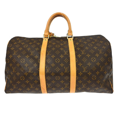 Louis Vuitton Keepall Bag Monogram Canvas, Brown, Canvas, Travel Bag