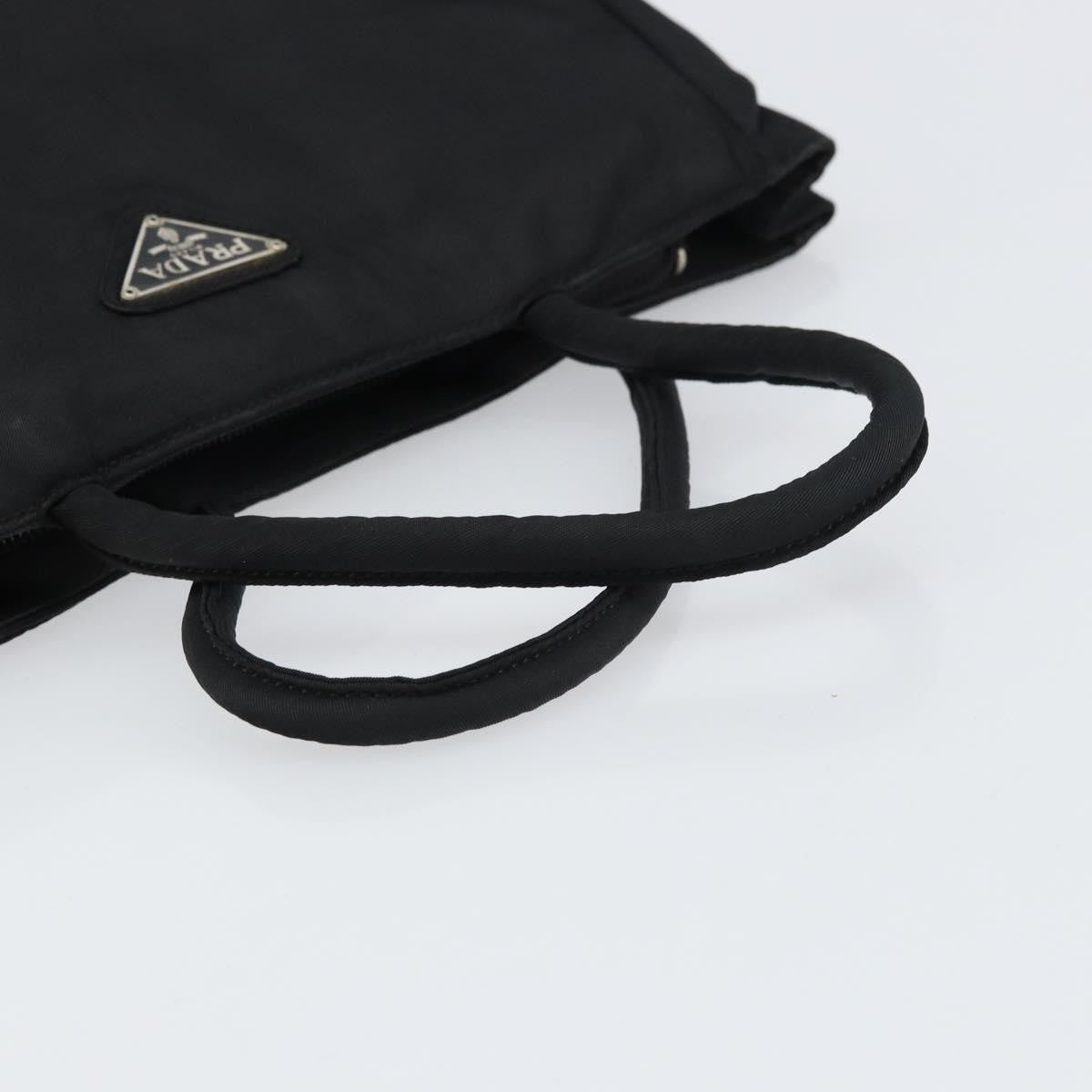 Prada Vintage Tote Nylon, BLACK, NYLON, Tote bag