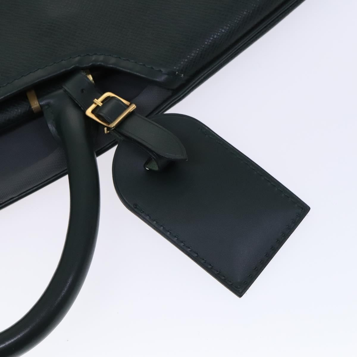 Louis Vuitton Garment Cover Taiga Leather, GREEN, LEATHER, Travel bag