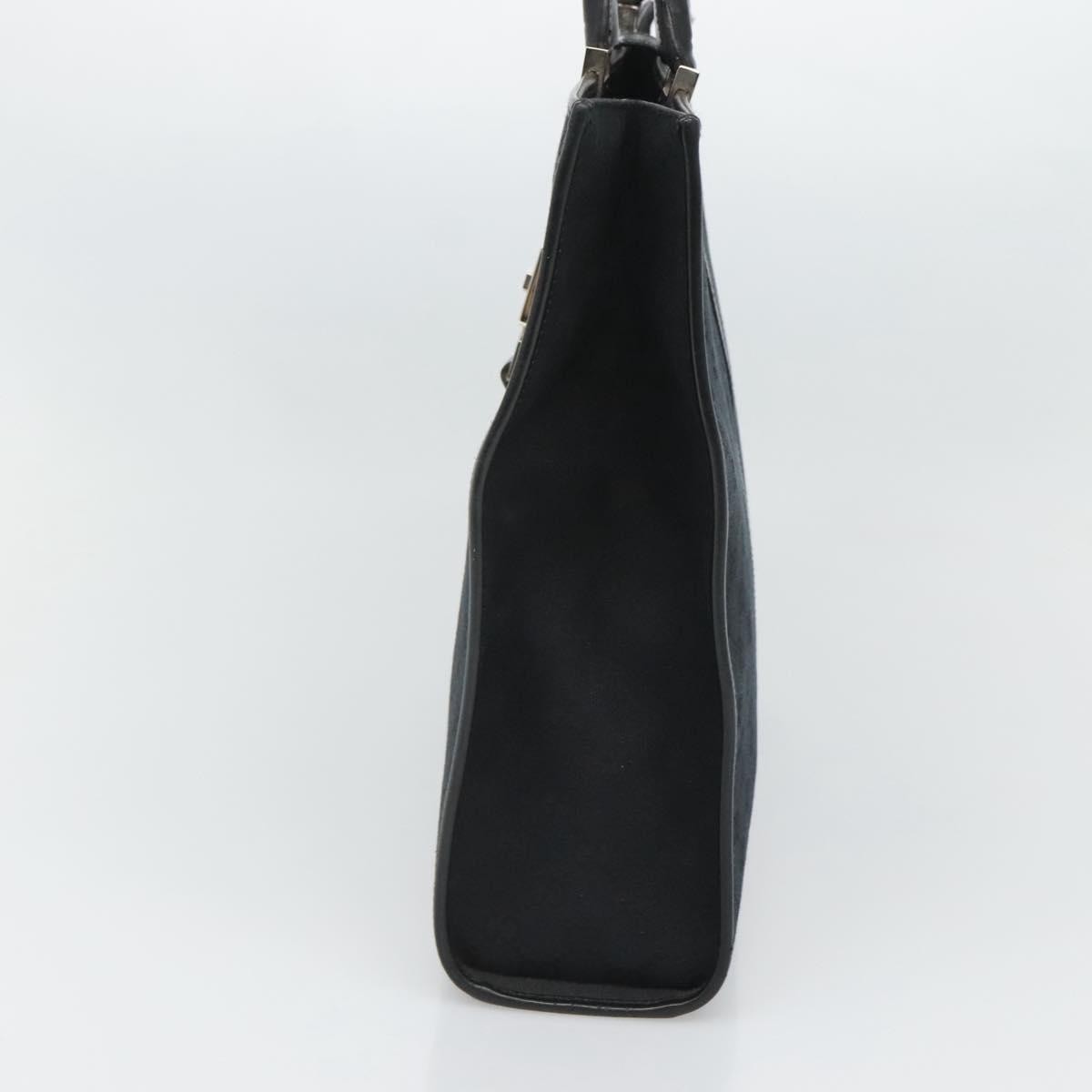 "Gucci Vintage Jackie Tote Canvas, Leather", BLACK, CANVAS, Tote bag