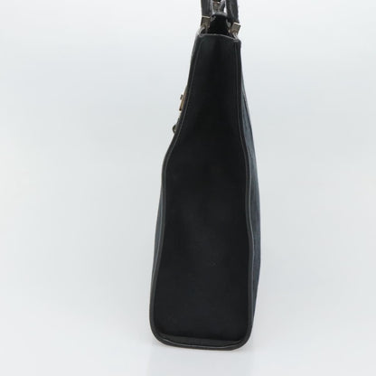 "Gucci Vintage Jackie Tote Canvas, Leather", BLACK, CANVAS, Tote bag