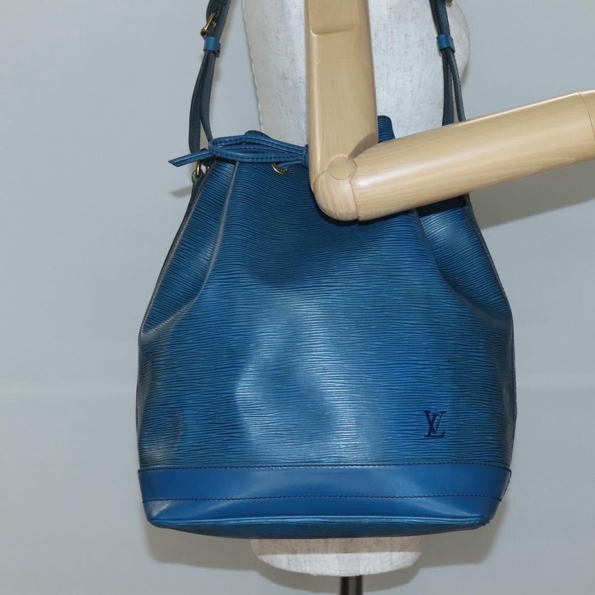 Louis Vuitton Noe Handbag Epi leather, BLUE, LEATHER, Handbag