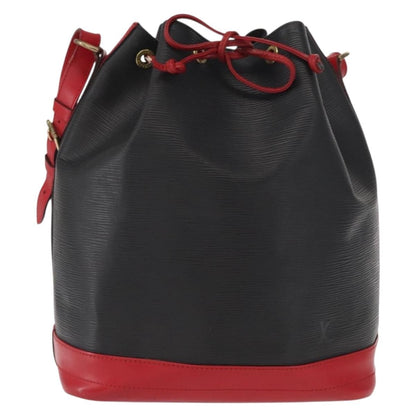 Louis Vuitton Petit Noe NM Handbag Epi Leather, BLACK, LEATHER, Shoulder bag